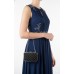 Evening Bag - Quilted w/ Studs - Black  - BG-1135AS-BK